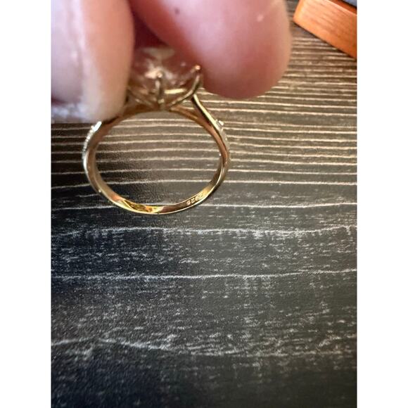 Dainty Life Gold and Silver Moissanite Diamond Ring Bundle - Picture 5 of 6